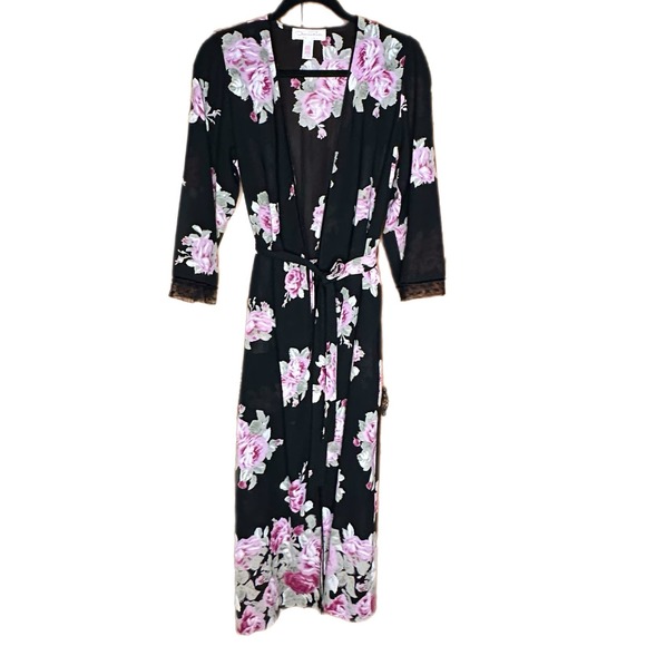 Oscar de la Renta Sleepwear Jackets & Blazers - Oscar De La Renta Robe Vintage Sleepwear Cover Up Floral